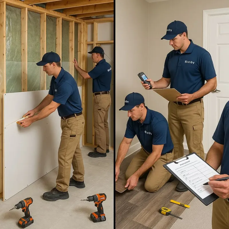 Repairs and Reconstruction process in Lancaster Mill, SC